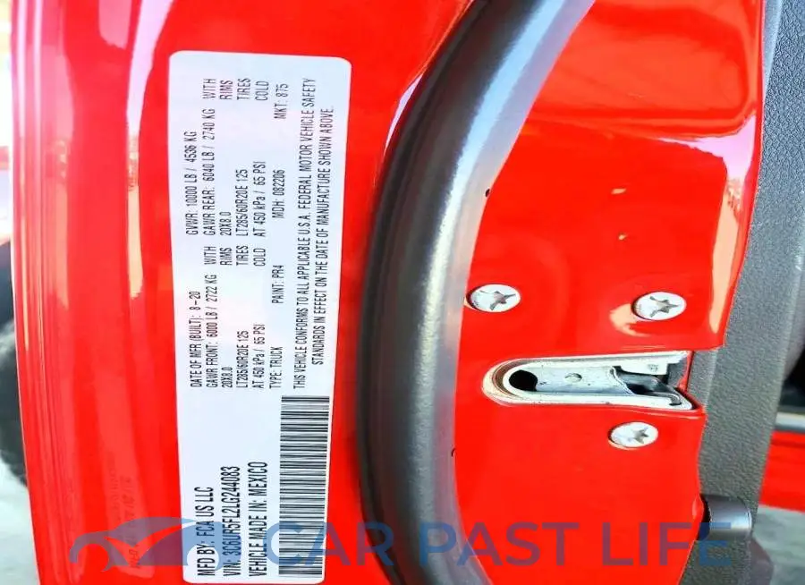 3C6UR5FL2LG244083# 12