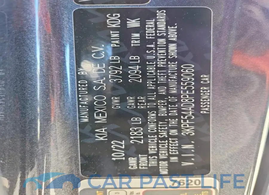 3KPF54AD8PE559060# 13