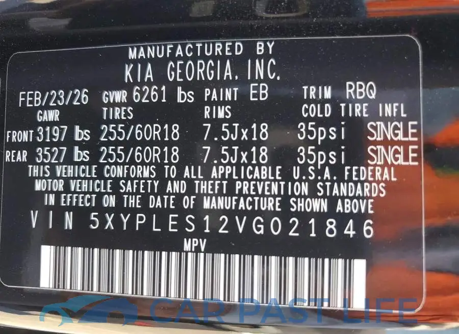5XYPLES12VG021846# 13