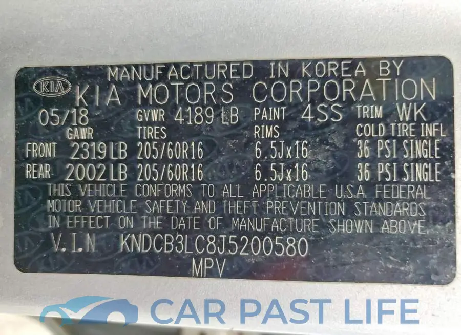 KNDCB3LC8J5200580# 12