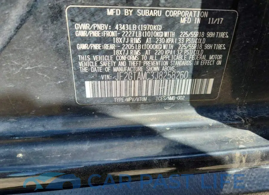 JF2GTAMC3J8258260# 12