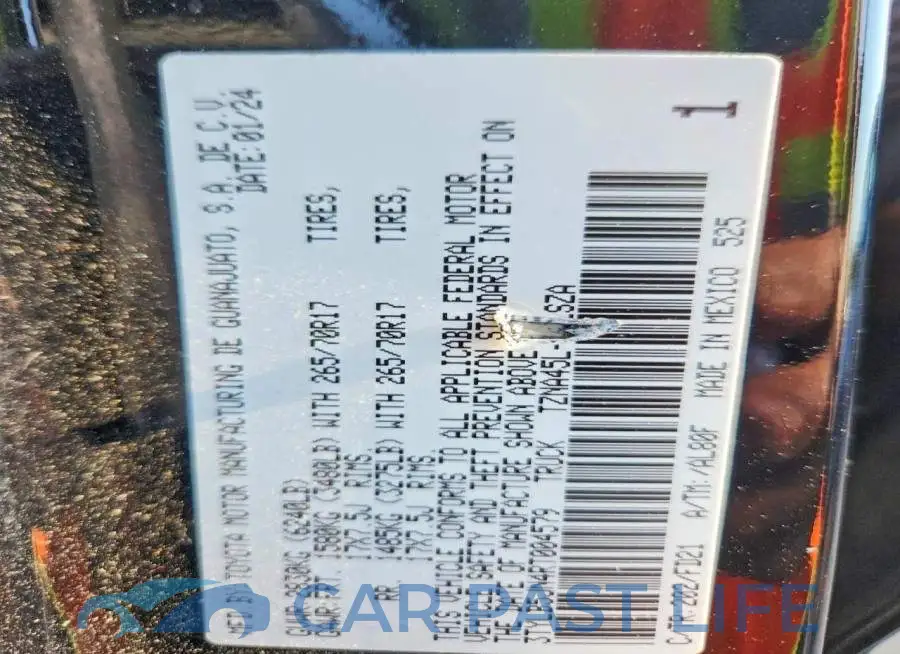 3TYLB5JN4RT004579# 12