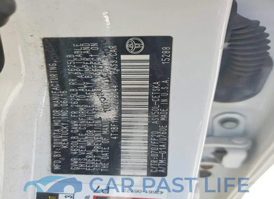 4T1BF1FK7HU278044# 13