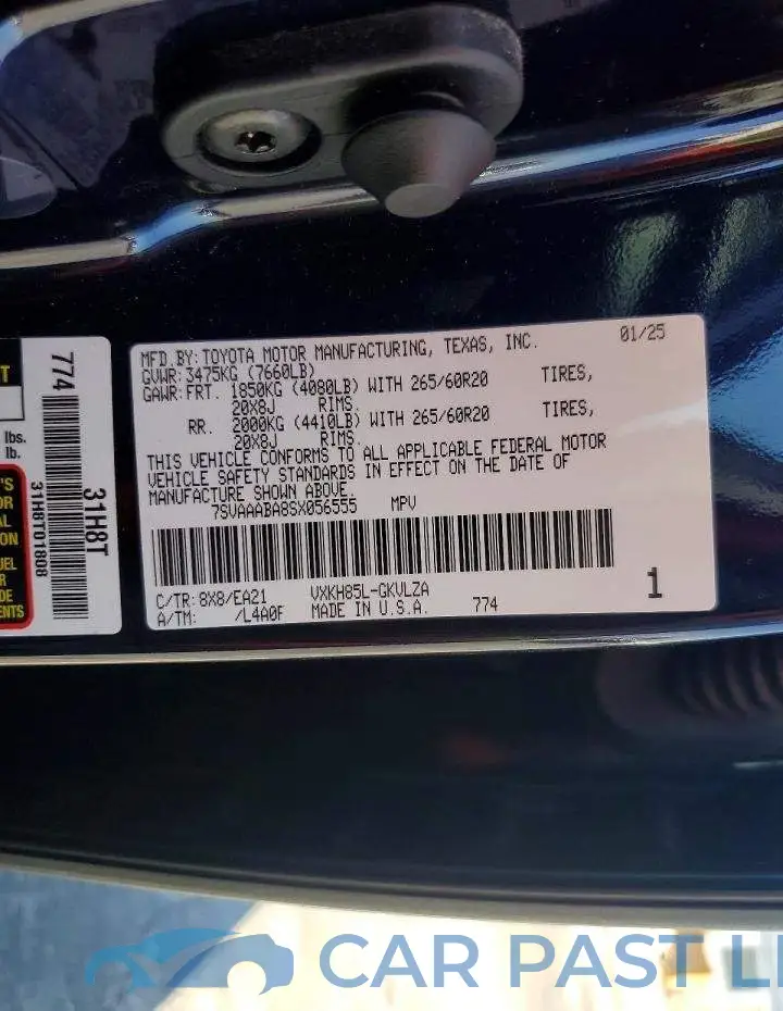 7SVAAABA8SX056555# 13