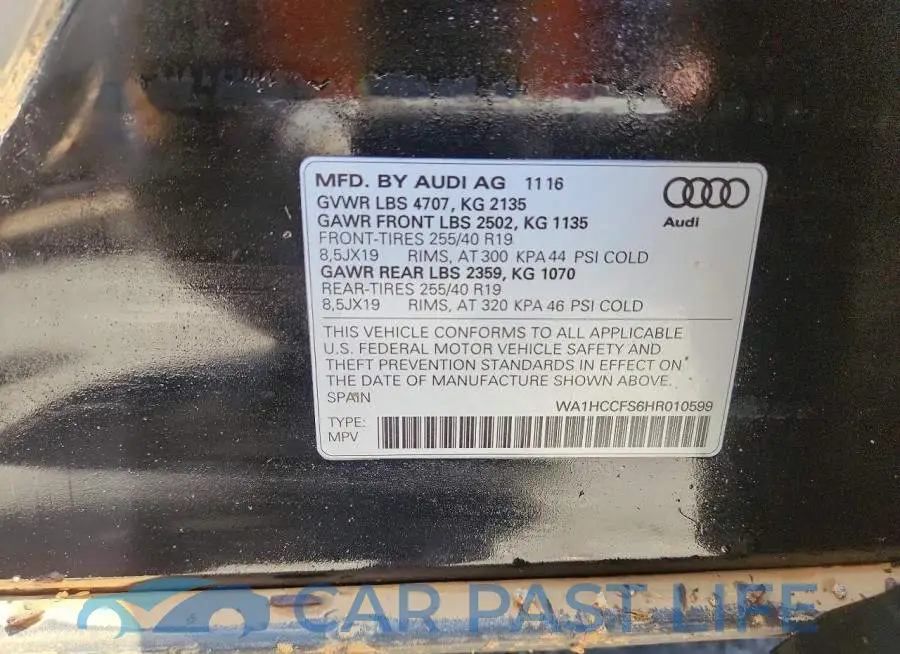 WA1HCCFS6HR010599# 13