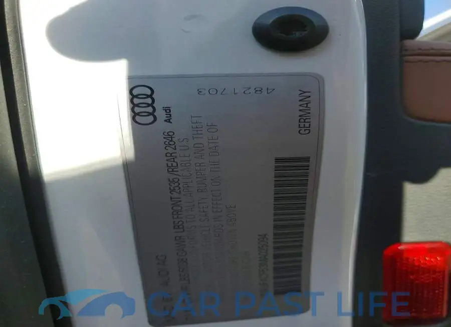 WAUFACF53MA025094# 12