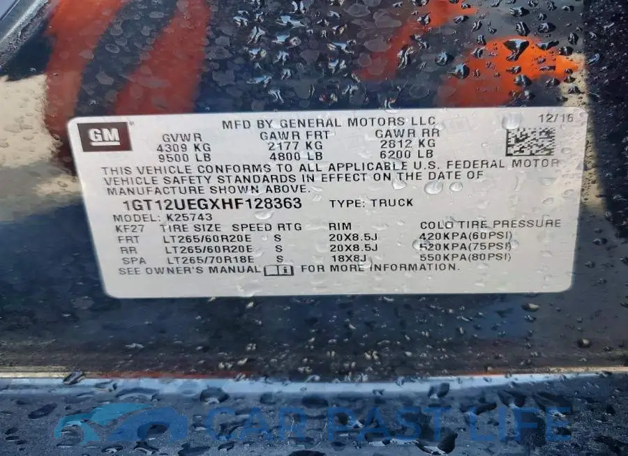 1GT12UEGXHF128363# 12