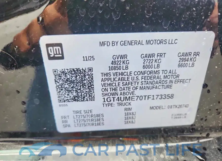 1GT4UME70TF173358# 12