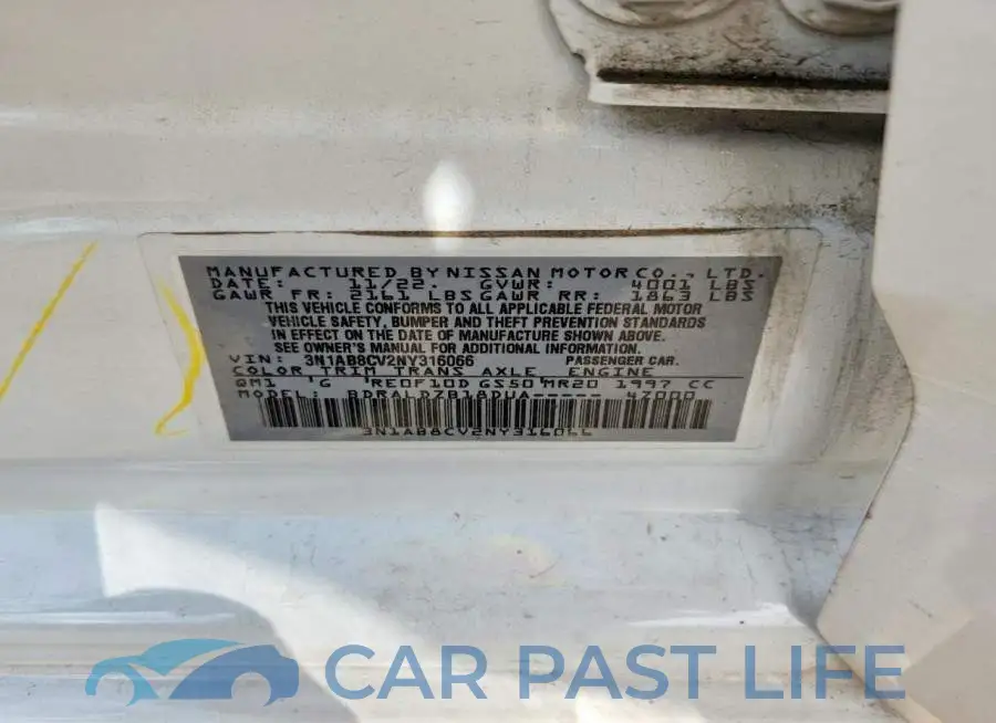 3N1AB8CV2NY316066# 13