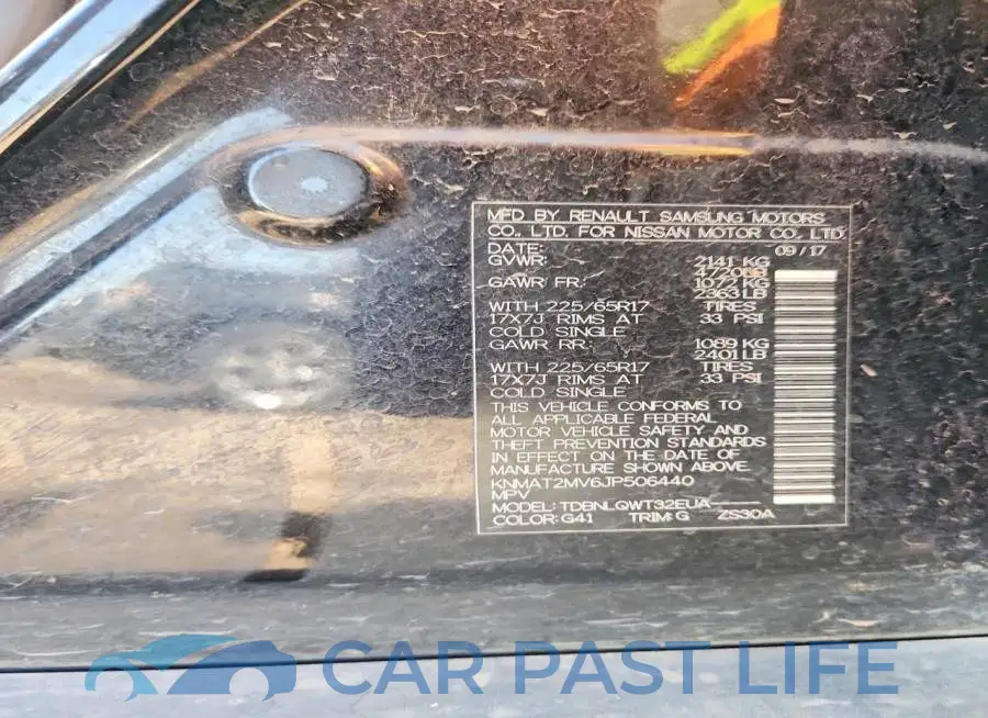KNMAT2MV6JP506440# 13
