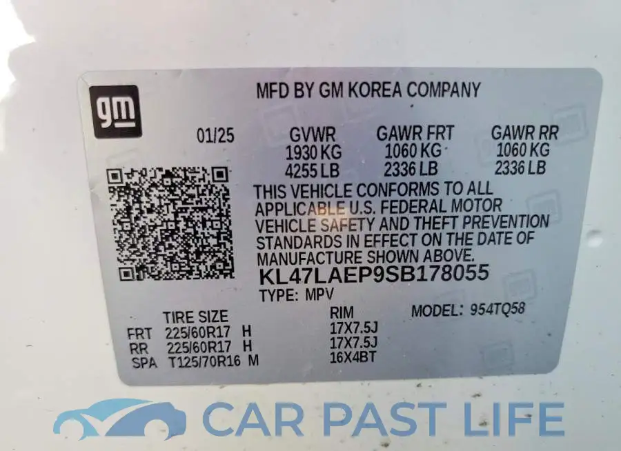 KL47LAEP9SB178055# 13