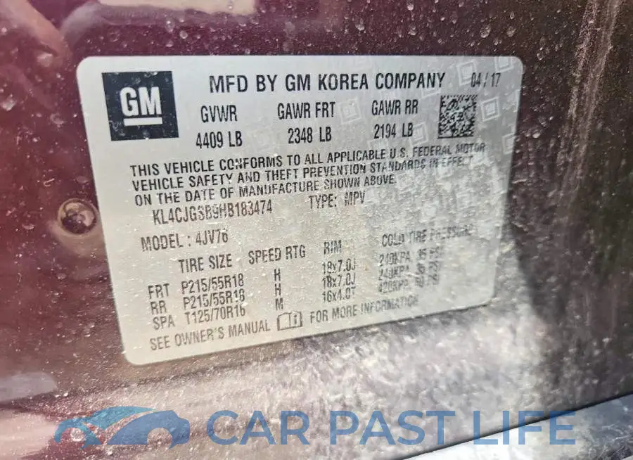 KL4CJGSB9HB183474# 13