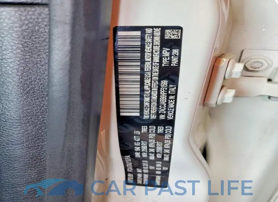 ZACCJABB6HPF51599# 12