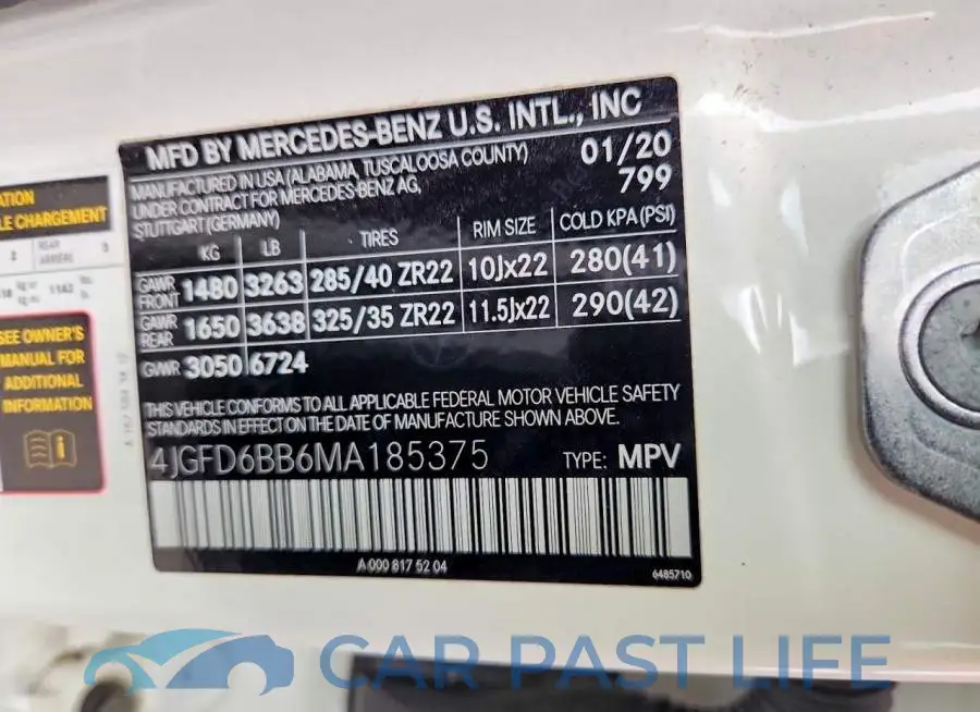 4JGFD6BB6MA185375# 13