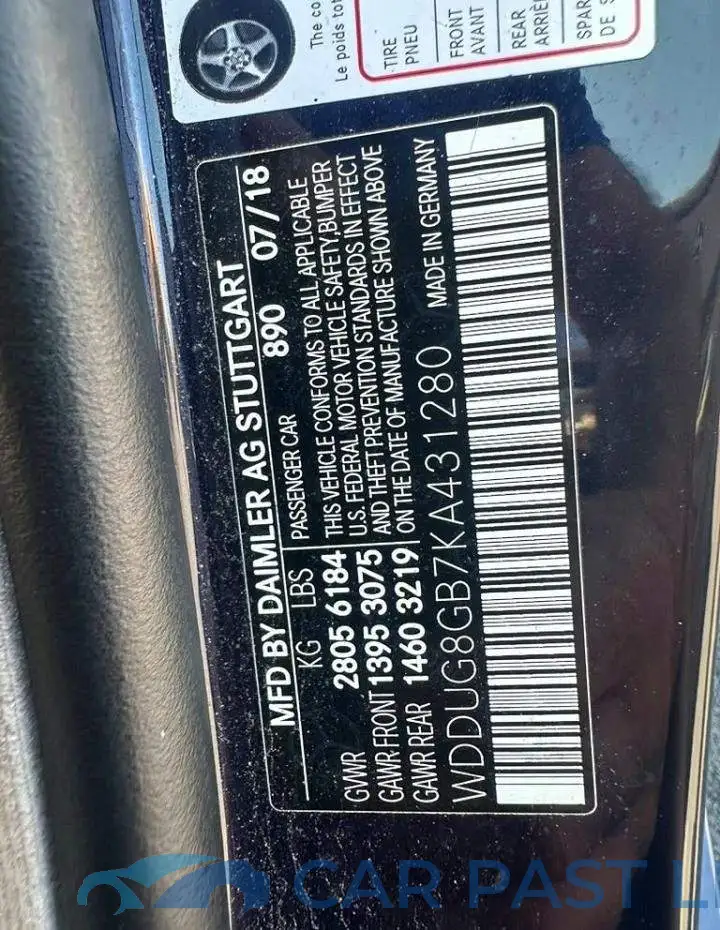 WDDUG8GB7KA431280# 15