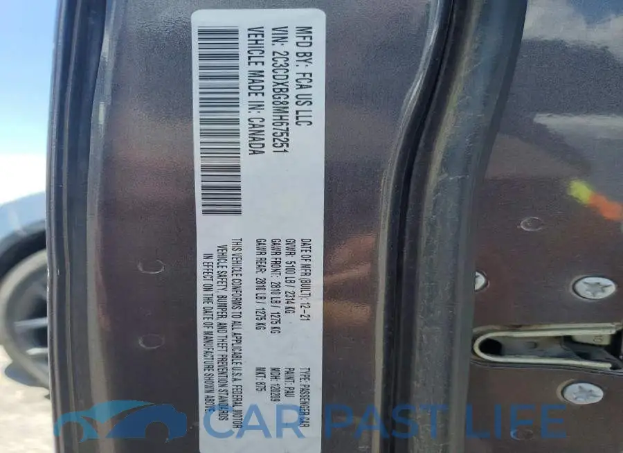 2C3CDXBG8MH675251# 12