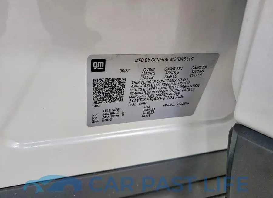 1GYFZER4XPF101745# 12
