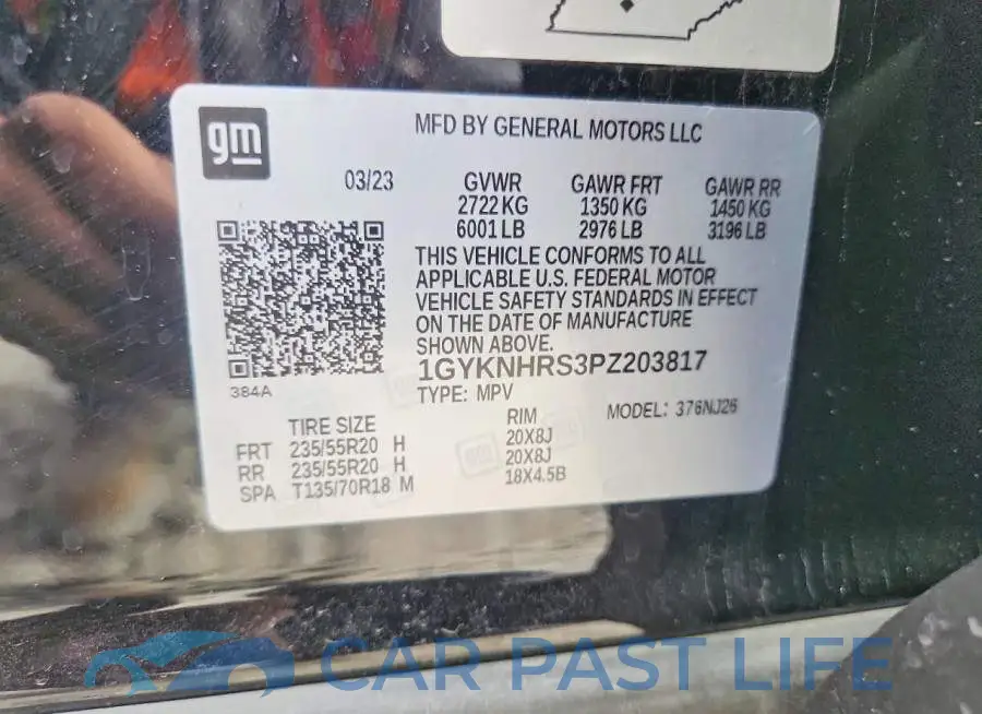 1GYKNHRS3PZ203817# 12