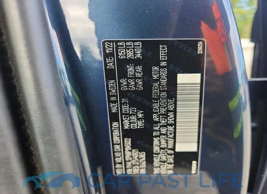 YV4L12PN9P1945022# 13