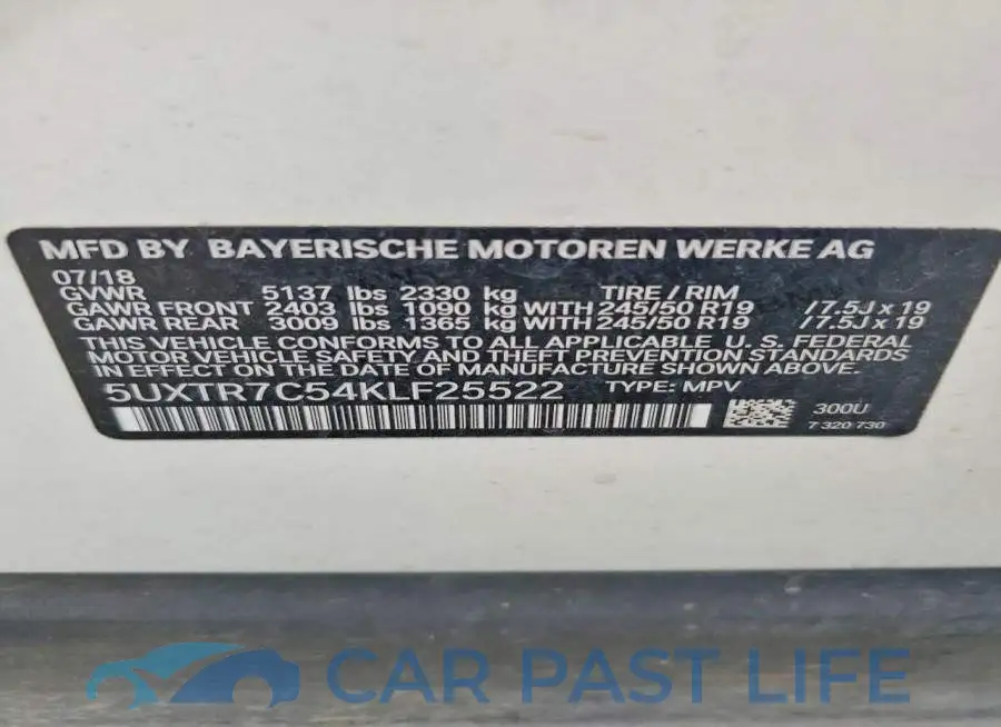 5UXTR7C54KLF25522# 13