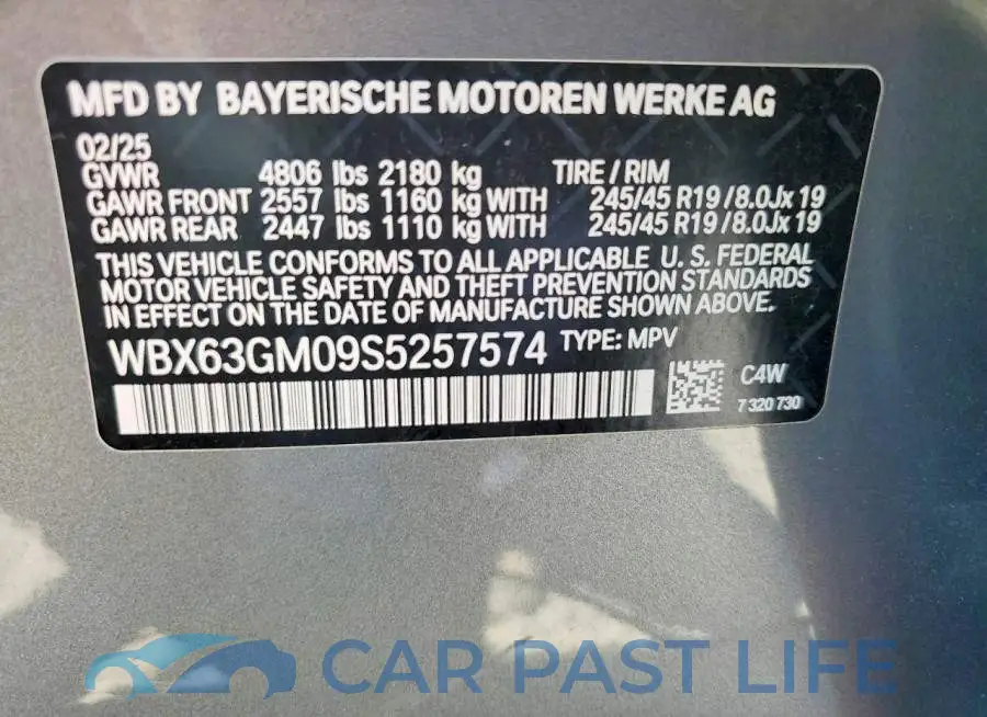 WBX63GM09S5257574# 13