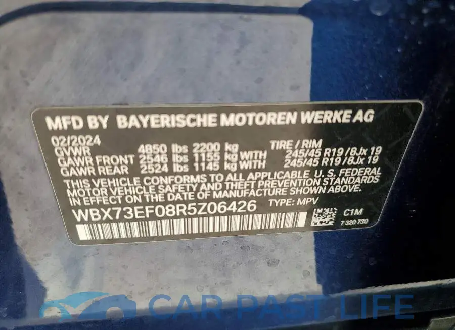 WBX73EF08R5Z06426# 13