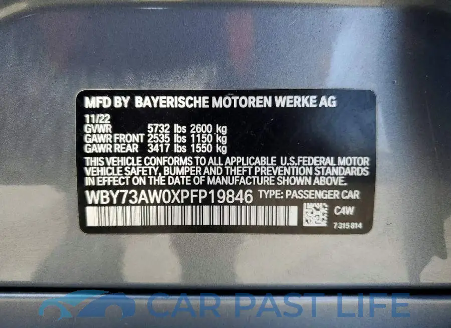 WBY73AW0XPFP19846# 12