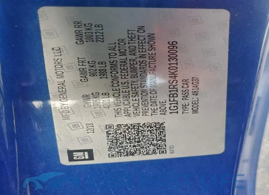 1G1FB1RS4K0130096# 13
