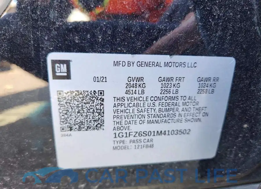 1G1FZ6S01M4103502# 12