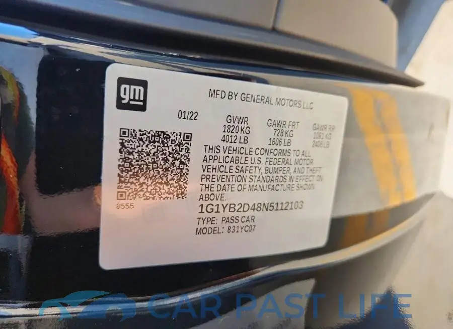 1G1YB2D48N5112103# 12