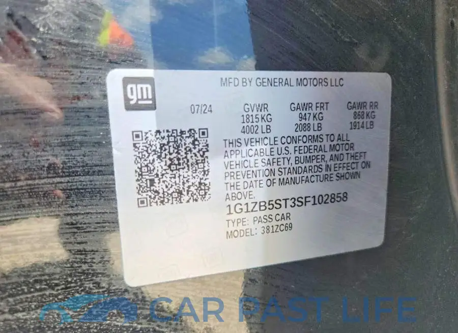 1G1ZB5ST3SF102858# 12