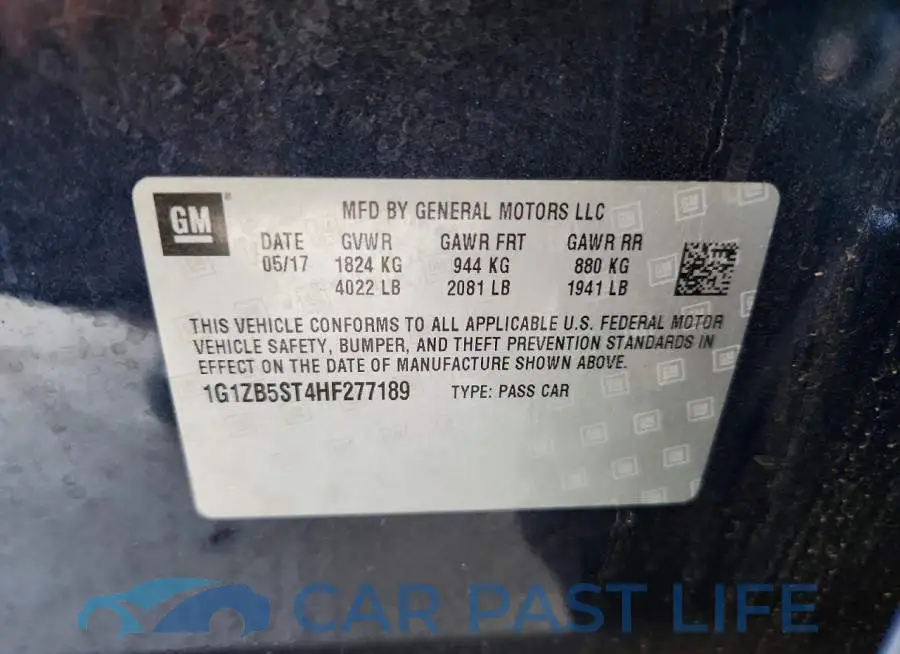 1G1ZB5ST4HF277189# 12