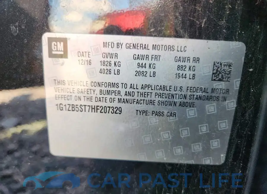 1G1ZB5ST7HF207329# 12