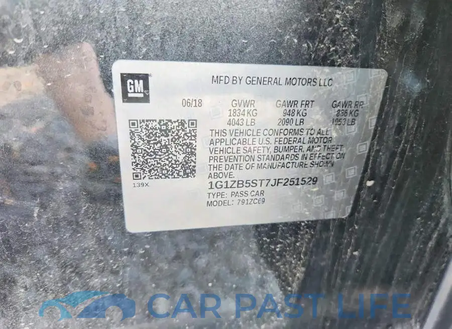 1G1ZB5ST7JF251529# 12