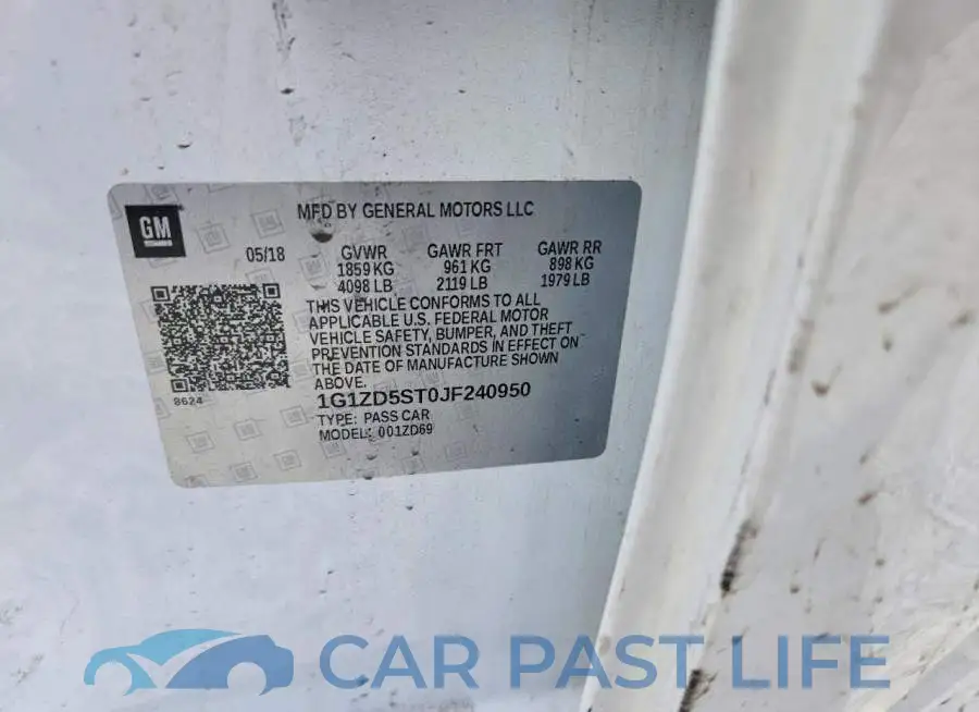 1G1ZD5ST0JF240950# 12