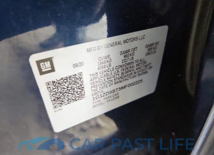 1G1ZD5ST5MF002225# 12