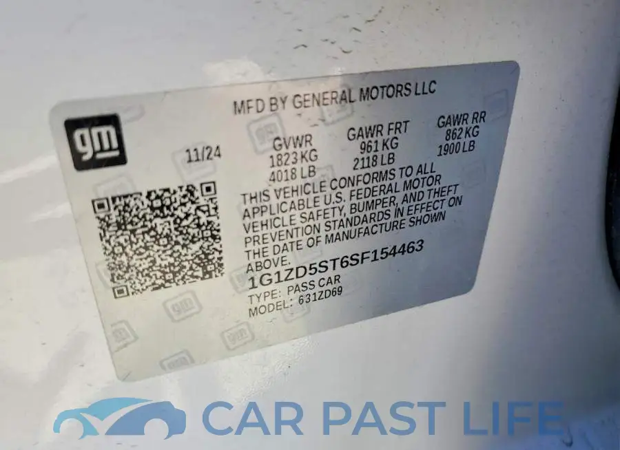 1G1ZD5ST6SF154463# 13