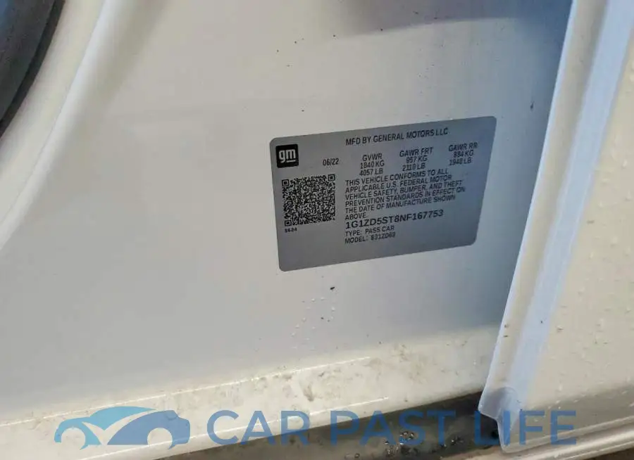 1G1ZD5ST8NF167753# 12