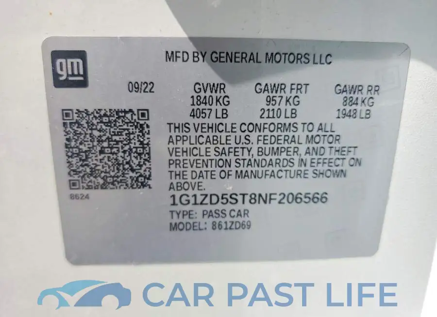 1G1ZD5ST8NF206566# 12