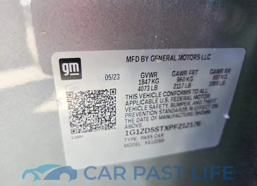 1G1ZD5STXPF212176# 12