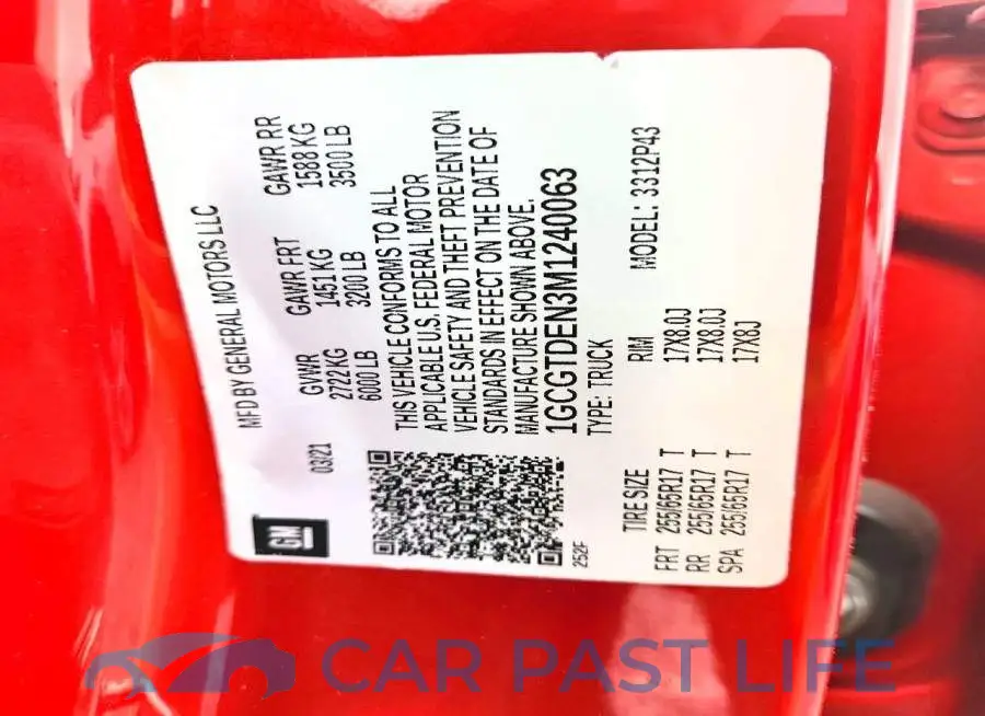1GCGTDEN3M1240063# 12