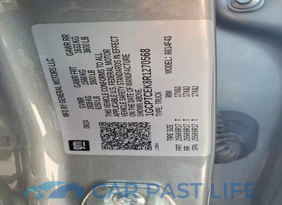 1GCPTCEK8R1270568# 13