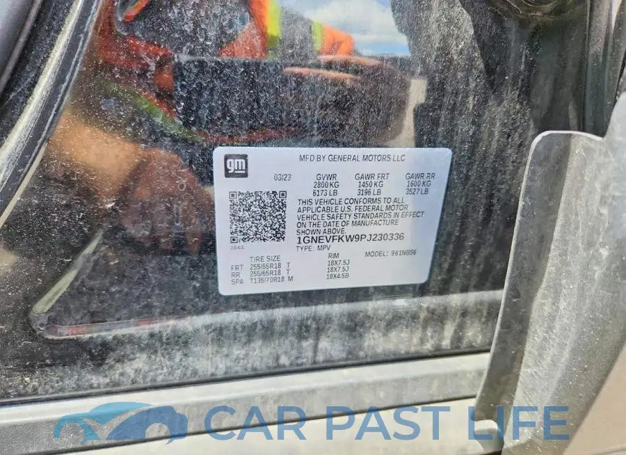1GNEVFKW9PJ230336# 13