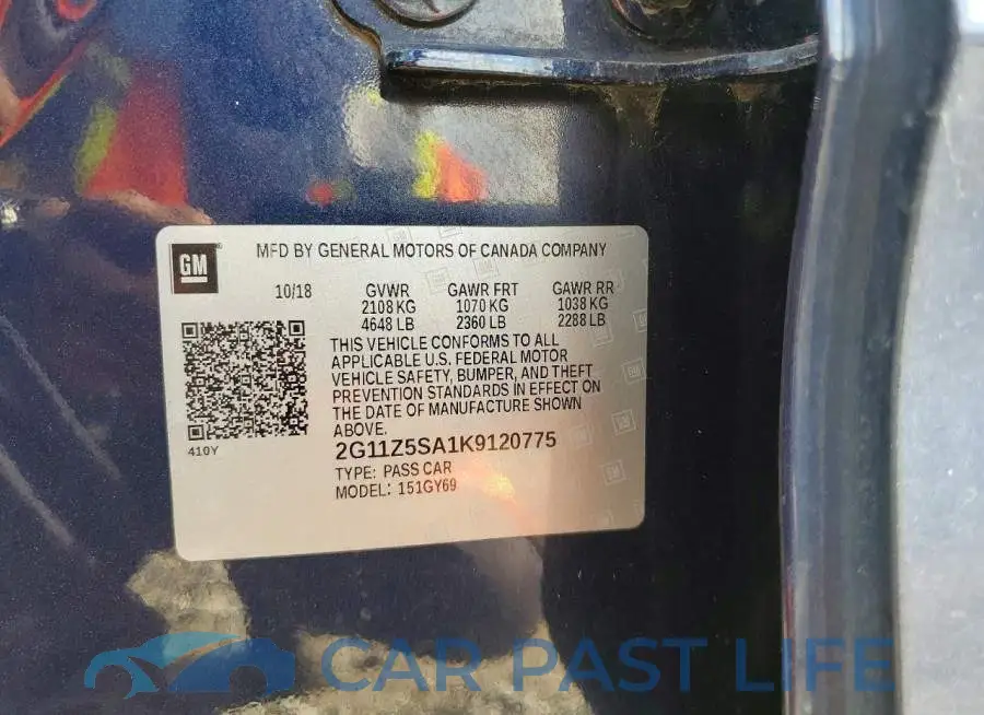 2G11Z5SA1K9120775# 13