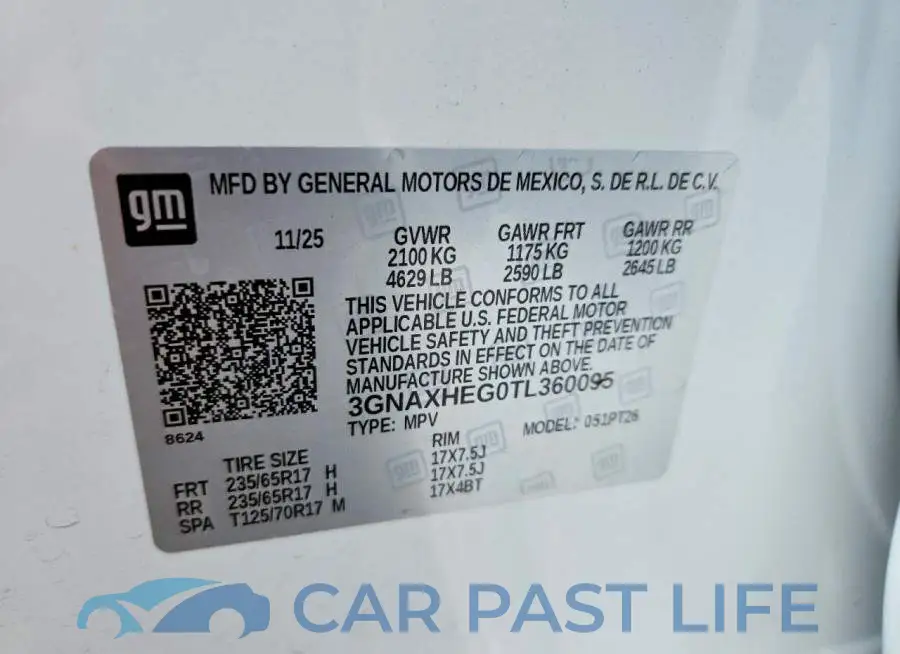3GNAXHEG0TL360095# 13