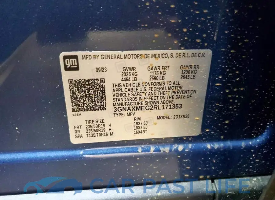 3GNAXMEG2RL171353# 13