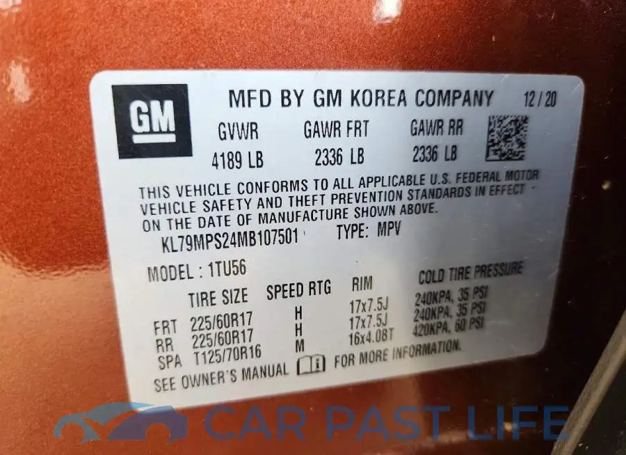 KL79MPS24MB107501# 12