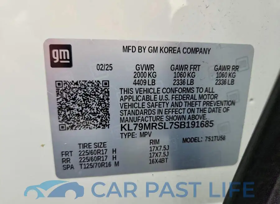 KL79MRSL7SB191685# 13