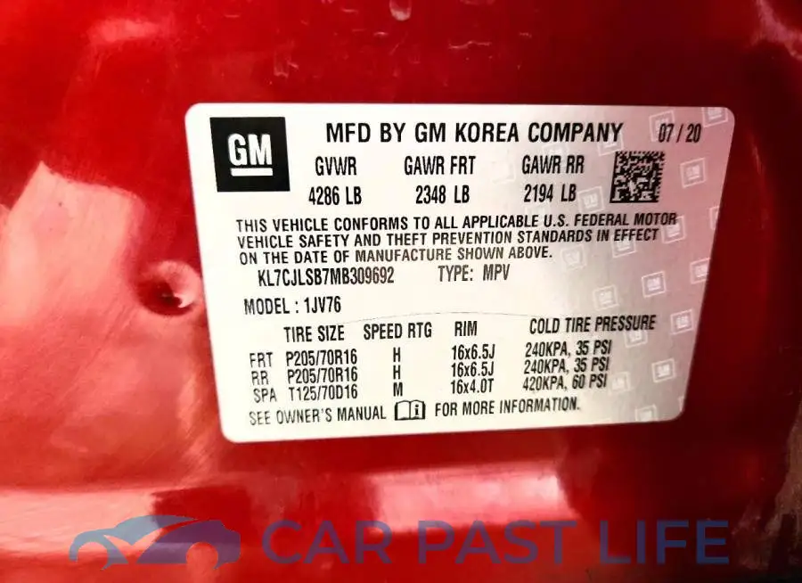KL7CJLSB7MB309692# 13