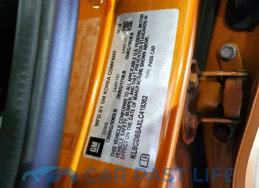 KL8CD6SAXLC418362# 13